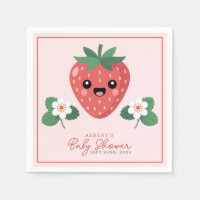 Kawaii Strawberry Baby Shower