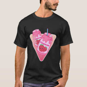 Kawaii Strawberry Soda Vaporwave Aesthetic Japenes T-Shirt