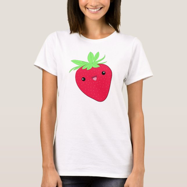 Kawaii strawberry t-shirt (Front)