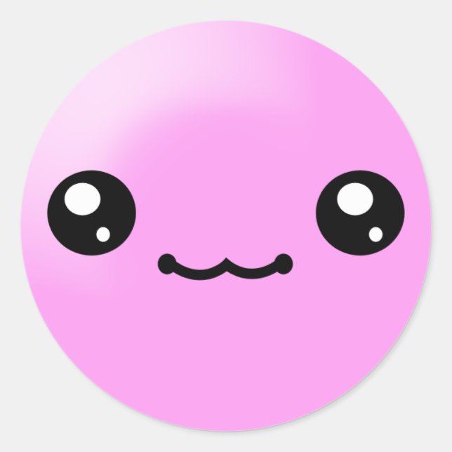 Kawaii Sugar Dots Bubble Gum Happy Sticker Visage (Devant)