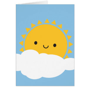 Kawaii Sun et nuage