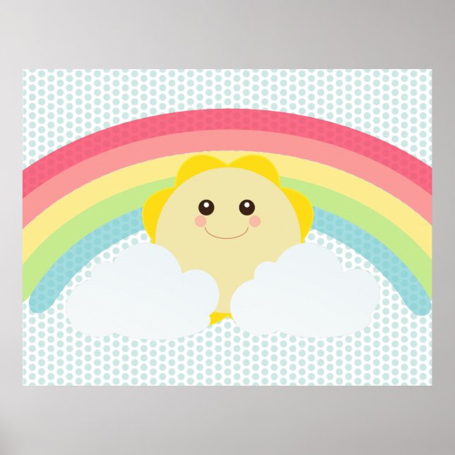 Kawaii Sun Poster (Front)