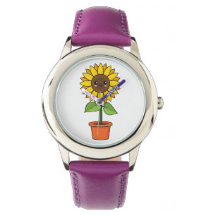 Kawaii Sunflower Plant in a Pot Watch