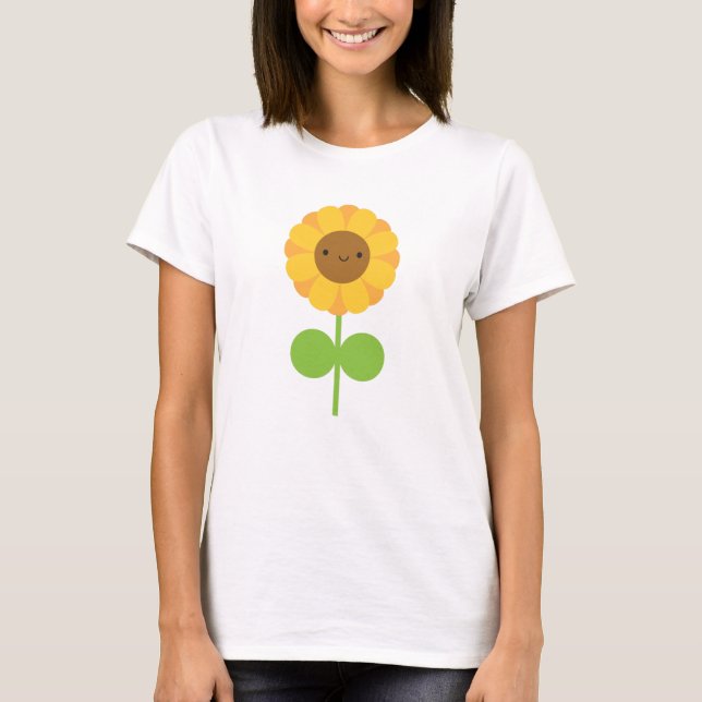 Kawaii Sunflower T-Shirt (Front)