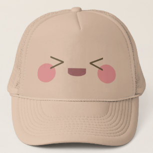 Kawaii Super Happy Face Joyful Delight Trucker Hat
