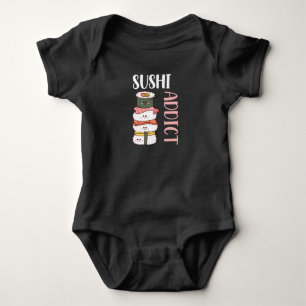 Kawaii Sushi Anime Cute Japanese Food Baby Bodysuit