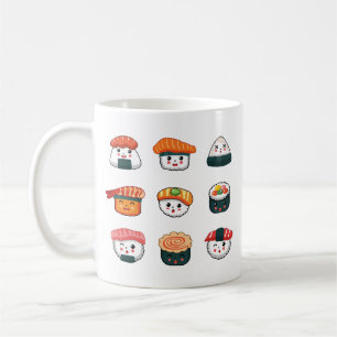 Kawaii sushi  coffee mug