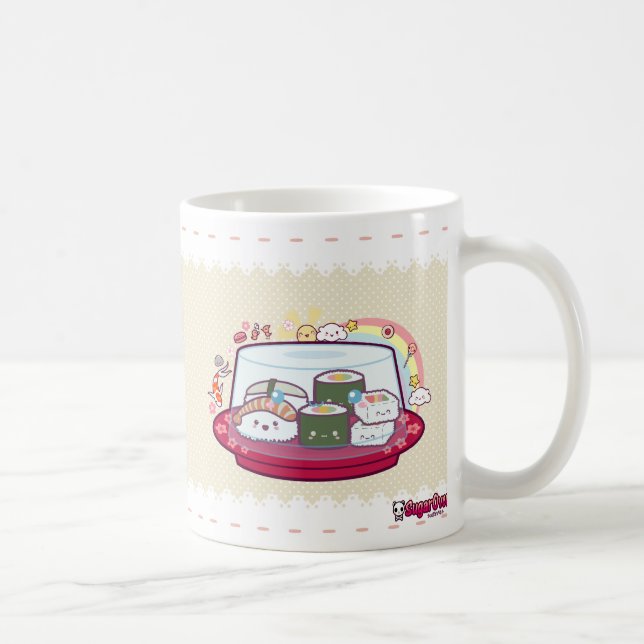 Kawaii Sushi Coffee Mug (Right)