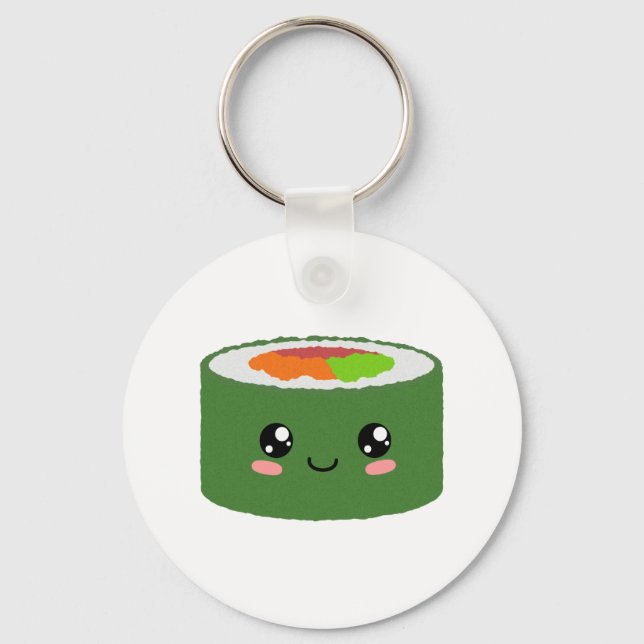 Kawaii Sushi Keychain (Front)