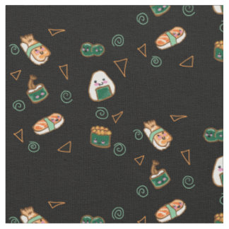 Kawaii Sushi Party Fabric