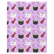 Kawaii Sushi Pattern   