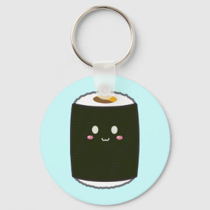 Kawaii Sushi Roll Keychain