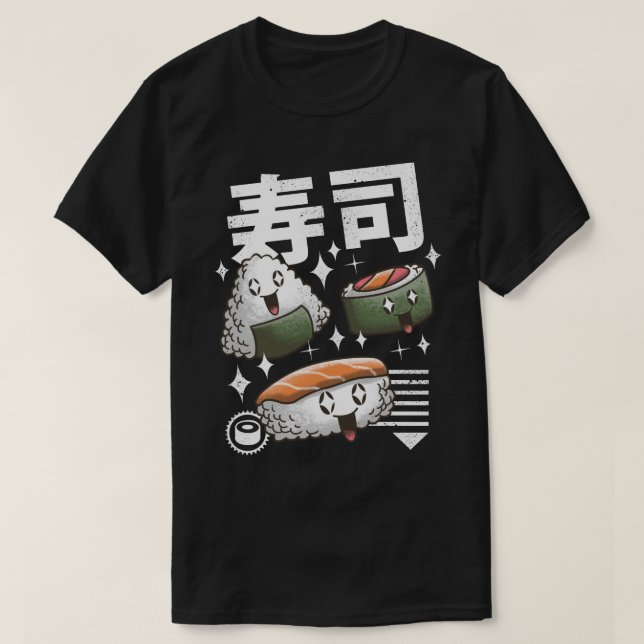 Kawaii Sushi  T-Shirt (Design Front)