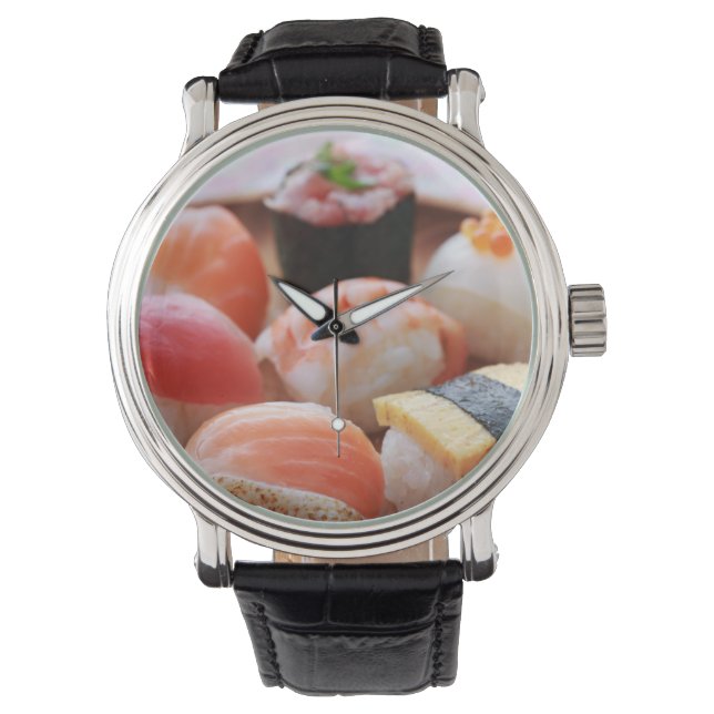 Kawaii Sushi Watch – Sweet Nigiri Delight (Front)