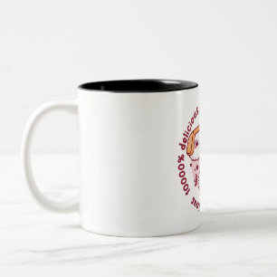kawaii sushi with funny quotes for black lover Two-Tone coffee mug