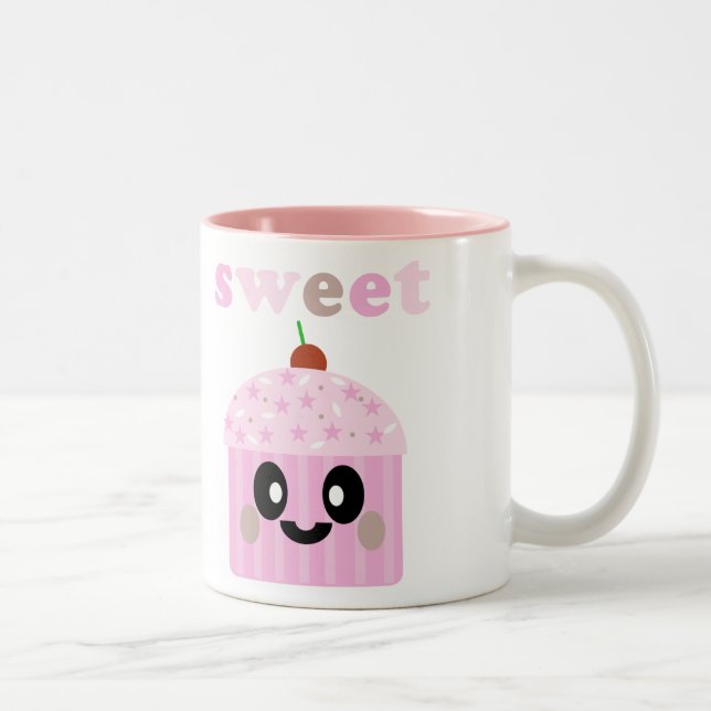 KAWAII SWEET CUPCAKE PINK MUG (Right)