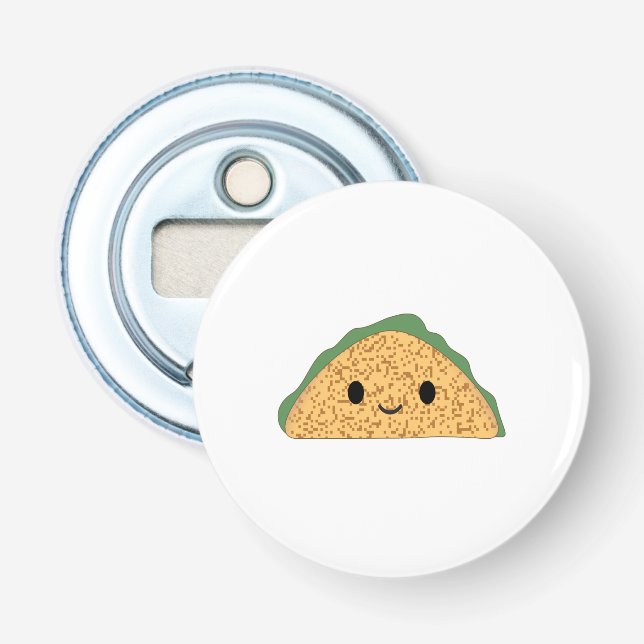 Kawaii Taco Bottle Opener (Front)