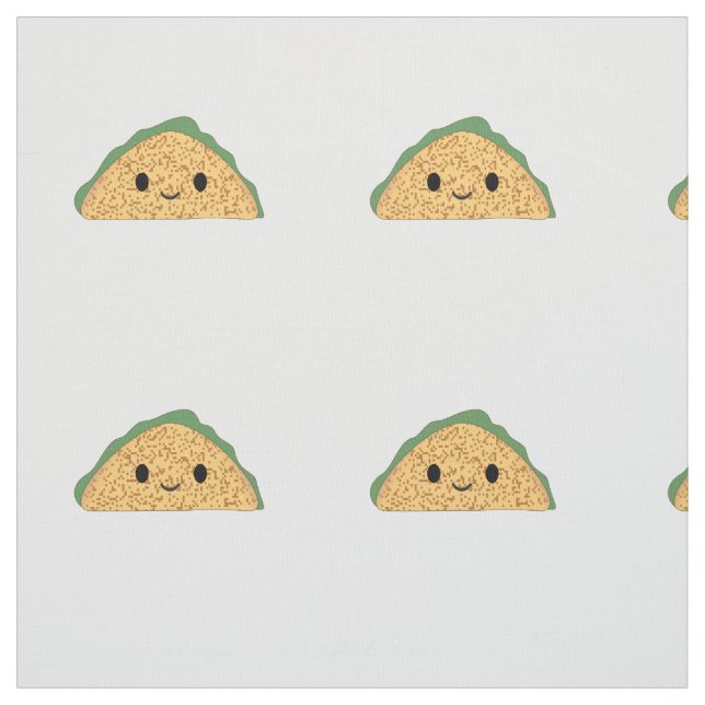 Kawaii Taco Fabric (Swatch)