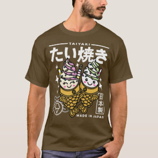 Kawaii Taiyaki Japanese Food Cute  Aesthetic Retro T-Shirt