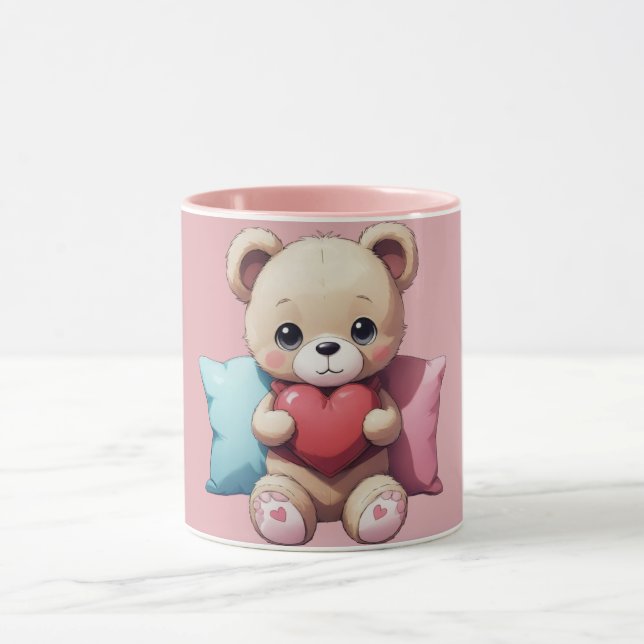 Kawaii Teddy Bear Mug (Center)