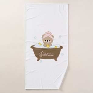 Kawaii Teddy Bear Towel