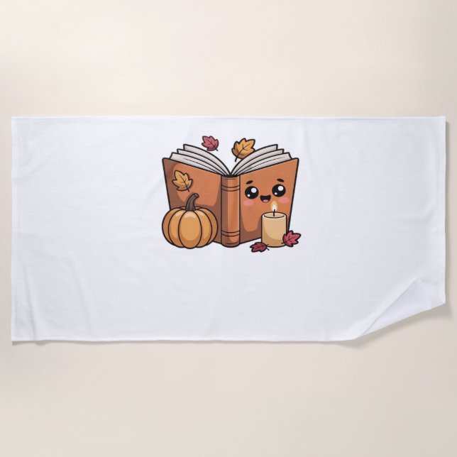 kawaii thanksgiving book Classic T-Shirt Beach Towel (Front)