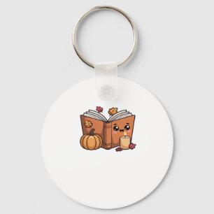 kawaii thanksgiving book Classic T-Shirt Keychain