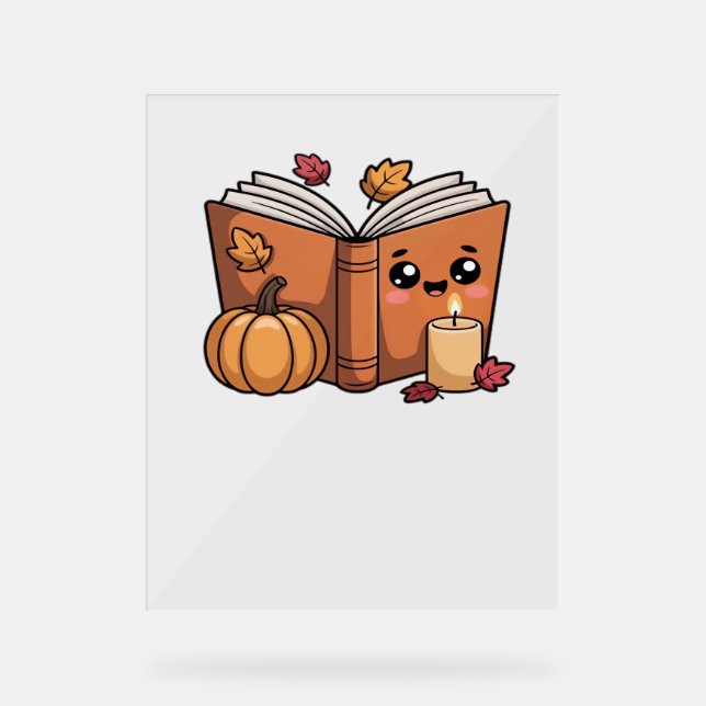 kawaii thanksgiving book Oversize T-shirt (Recto)