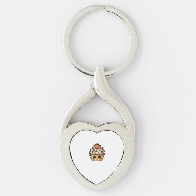kawaii thanksgiving cupcake Classic T-Shirt Keychain (Front)