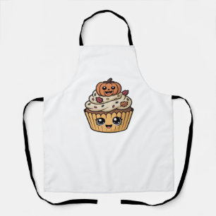 kawaii thanksgiving cupcake Oversized T-Shirt Apron