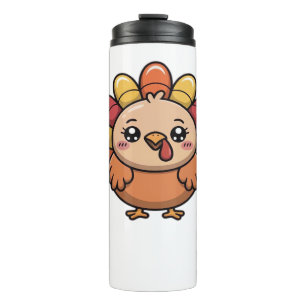 kawaii thanksgiving turkey Classic T-Shirt_1 Thermal Tumbler
