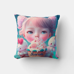 Kawaii   throw pillow