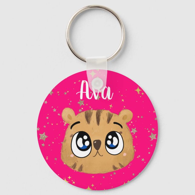 kawaii tigre keychain (Front)