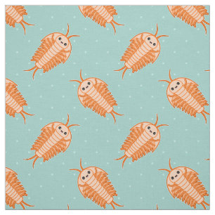 Kawaii Trilobite Fabric
