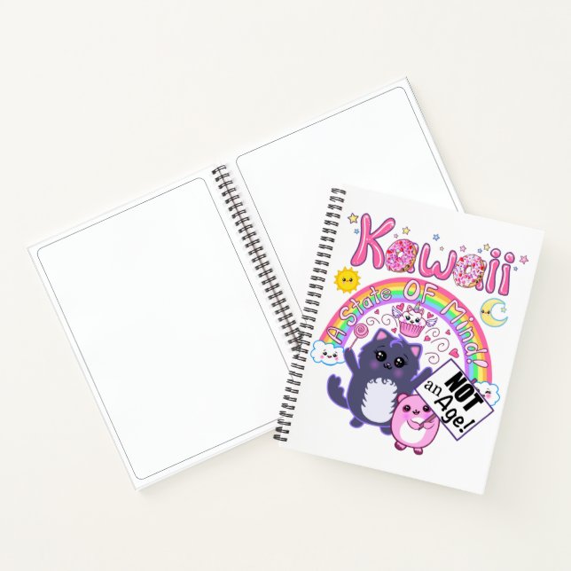 Kawaii : Un état d'esprit, pas un âge ! Cahier  (Intérieur)