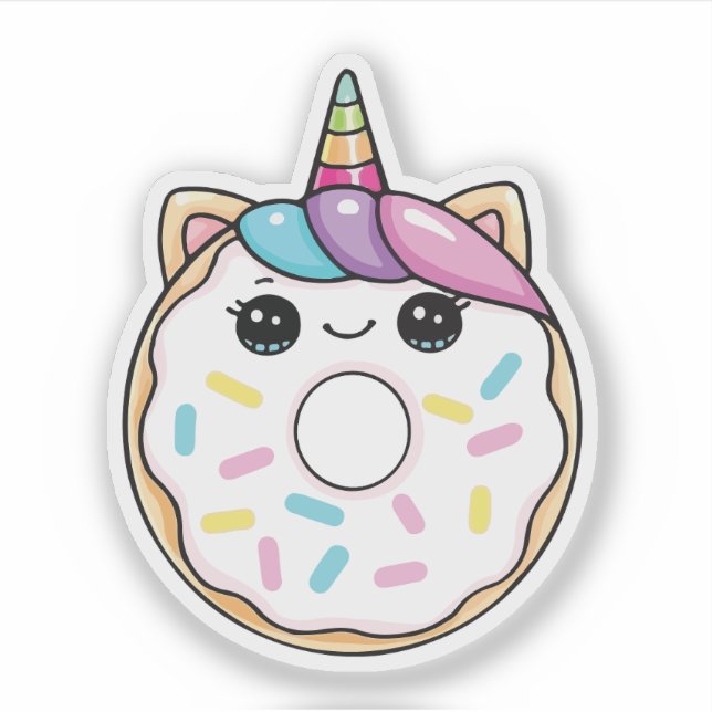 Kawaii unicorn donut  (Front)