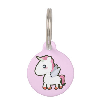 Kawaii Unicorn Pet Tag
