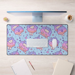 Kawaii Unicorn Sheep Desk Mat
