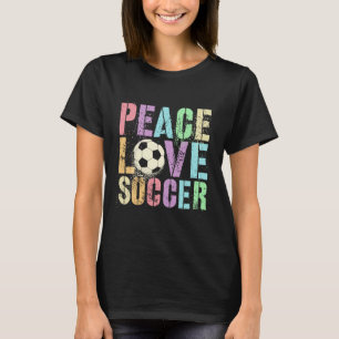 Kawaii Valentine Peace Love Soccer Scorer Club Goa T-Shirt