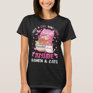 Kawaii Vintage Style Japenese Ramen Cat T-Shirt
