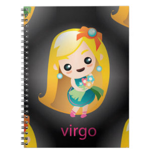 kawaii virgo notebook