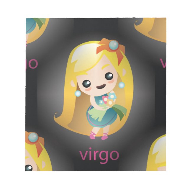 kawaii virgo notepad (Front)