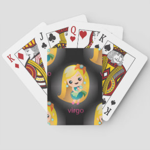 kawaii virgo playing cards