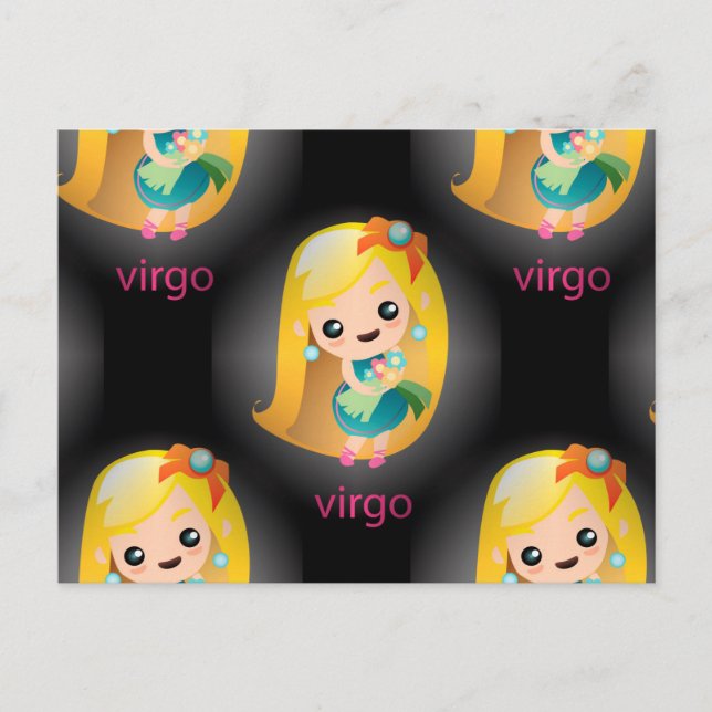 kawaii virgo postcard (Front)