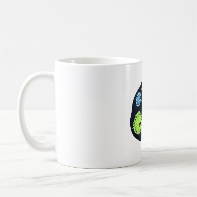 Kawaii Virus Coffee Mug (Left)