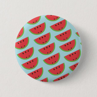 Kawaii Watermelon 2 Inch Round Button