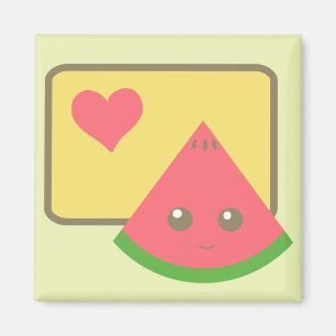kawaii watermelon magnet
