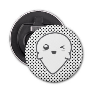 Kawaii Winking Ghost Bottle Opener