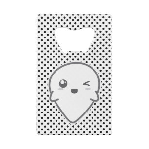 Kawaii Winking Ghost Bottle Opener Credit Card Bottle Opener