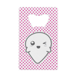 Kawaii Winking Ghost Bottle Opener Credit Card Bottle Opener